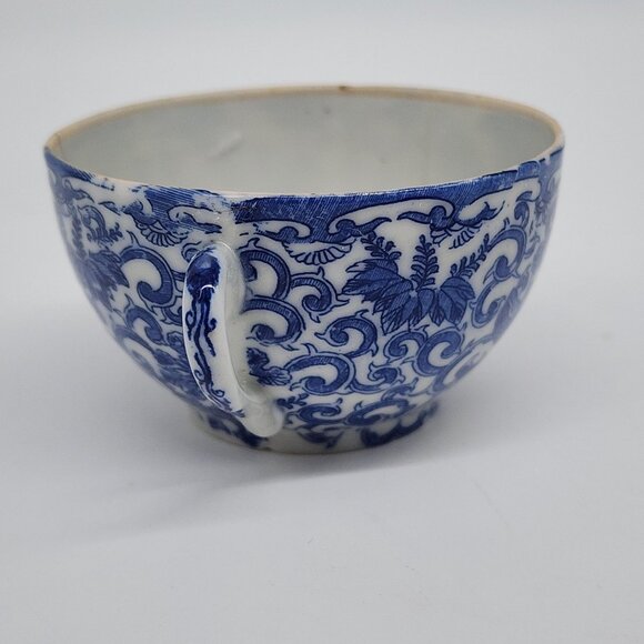 Xuande Marked Demitasse Blue & White Porcelain Cup and Saucer Pheonix - Picture 7 of 12